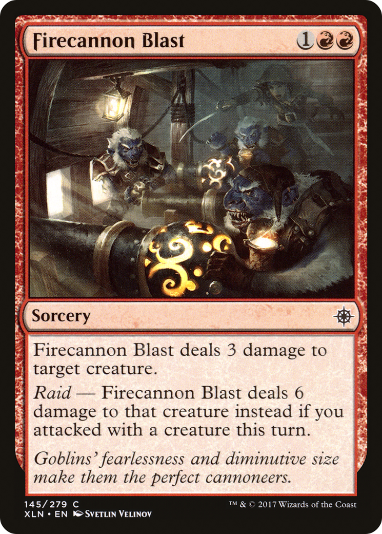 Firecannon Blast (XLN-145) - Ixalan Foil