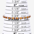 16.73 Carat Genuine Orange Sapphire and White Diamond 14K White Gold Bracelet
