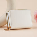 Clutch Wallet With Dual Zippers And Multiple Card Slots