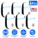 6 Packs Ultrasonic Pest Repellers Electric Plug-In Indoor Pest Control Mouse Repellent Chaser Deterrent Rodent Chaser for Home Kitchen Office Warehous
