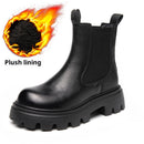 Women's Leather Thick-soled Leather Martin Boots