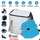 19QT Portable Cold Therapy Machine Programmable Ice Therapy Machine Cold Rush Therapy Machine System with 3 Flow Levels 10-60Mins Timer 3 Elastic Band
