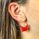 B3 Customs® Crab Earrings made from LEGO Bricks B3 Customs 