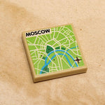 B3 Customs® Moscow, Russia Map (2x2 Tile) Custom LEGO Parts B3 Customs 