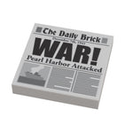 B3 Customs® Pearl Harbor Attack WW2 Newspaper (2x2 Tile) Custom Printed B3 Customs 