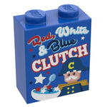 B3 Customs® Red, White & Blue Capt. Clutch Cereal (1 x 2 x 2 Brick) B3 Customs 