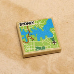 B3 Customs® Sydney, Australia Map (2x2 Tile) Custom LEGO Parts B3 Customs 