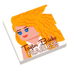 B3 Customs® Taylor Bricks Fearless Music Album Cover (2x2 Tile) Custom Printed B3 Customs 