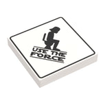 B3 Customs® Use the Force Restroom Funny Minifig Sign B3 Customs 