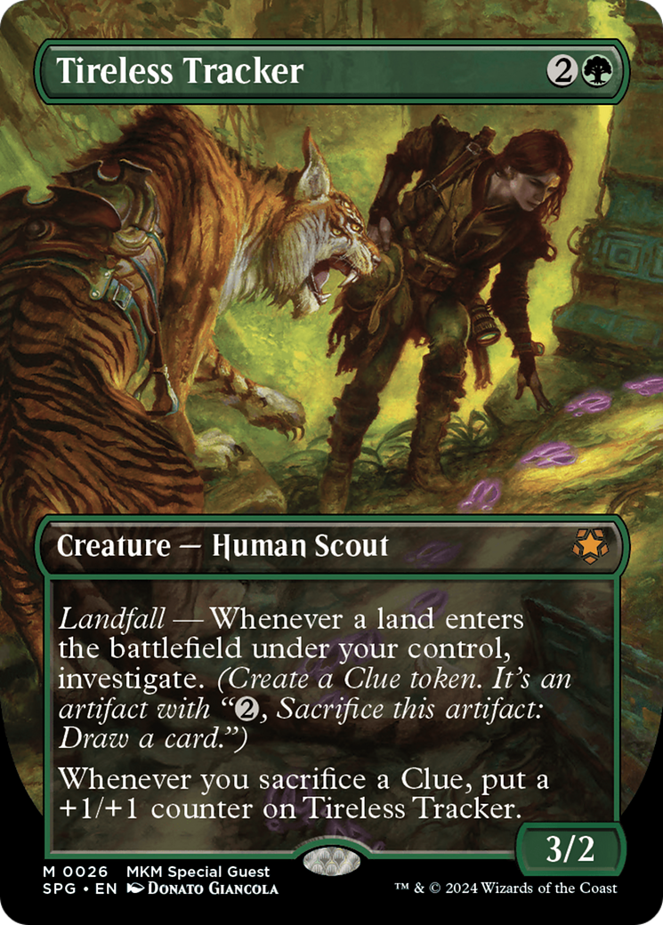 Tireless Tracker (SPG-026) - Special Guests (Borderless) Foil