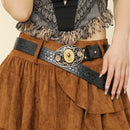 Creative Casual Patterned Scorpion Leather Belt For Men