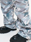Camouflage Loose Wide Leg Paratrooper Pants Men