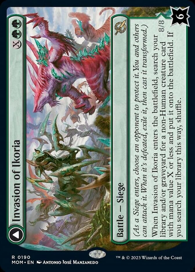 Invasion of Ikoria // Zilortha, Apex of Ikoria (MOM-190) - March of the Machine Foil