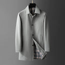 Men's Mid-length Trendy Casual Loose Trench Coat