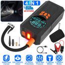 3000A 150PSI 12V Portable Jump Starter with Air Compressor 9.0L Gas/8.0L Diesel Jumper Box with 3 Light Modes Power Bank LCD Display