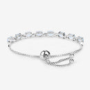 7.60 Carat Genuine Blue Topaz .925 Sterling Silver Bracelet
