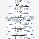 12.83 Carat Genuine Blue Topaz and White Topaz .925 Sterling Silver Bracelet
