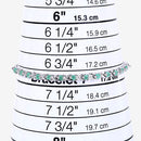 0.72 Carat Genuine Emerald .925 Sterling Silver Bracelet