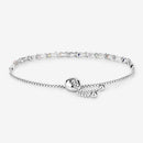 0.88 Carat Genuine Multi Sapphire .925 Sterling Silver Bracelet