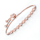 1.35 Carat Genuine Morganite .925 Sterling Silver Bracelet