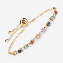 1.83 Carat Genuine Multi Sapphire .925 Sterling Silver Bracelet