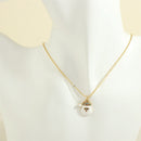 Christmas Necklace, Santa, Snowman, Rhinestones