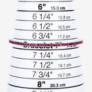 4.44 Carat Genuine Ruby .925 Sterling Silver Bracelet