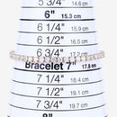 7.00 Carat Lab Grown Diamond 14K Yellow Gold Bracelet