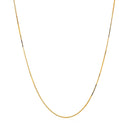 14k Yellow Gold Classic Box Chain 0.45mm