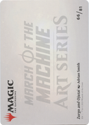 Zurgo and Ojutai // Zurgo and Ojutai (AMOM-066) - March of the Machine Art Series (Borderless) Foil