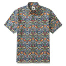 Mens Strawberry Thief Shirt 100% Cotton Hawaiian Shirt Designer Morris Button-down Shirt By Amy