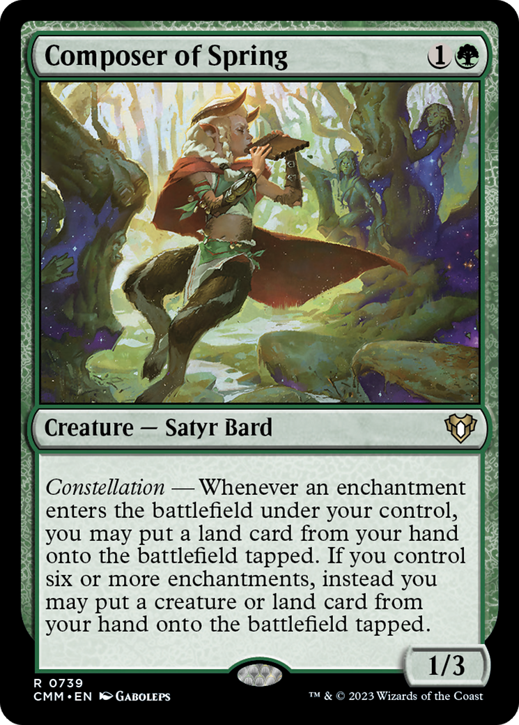 Composer of Spring (CMM-739) - Commander Masters