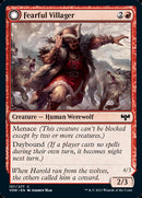 Fearful Villager // Fearsome Werewolf (VOW-157) - Innistrad: Crimson Vow: (Double Faced Transform)