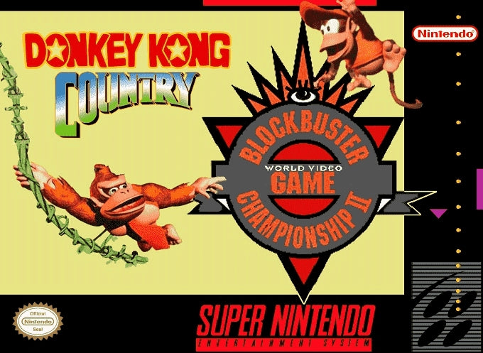 Donkey Kong Country Blockbuster Game Championship II (Super Nintendo)