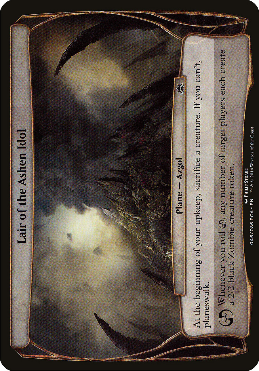 Lair of the Ashen Idol (OVER-046) - Planechase Anthology Planes
