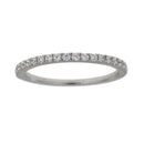Cubic Zirconium Wedding Band Ring Sterling Silver