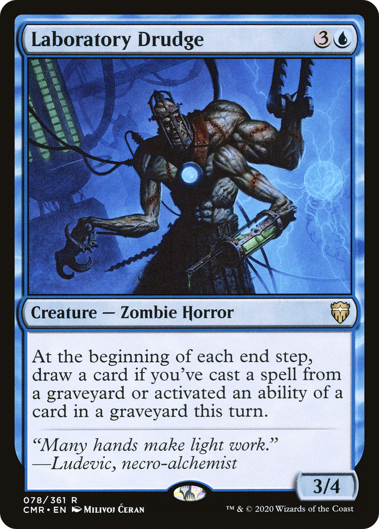 Laboratory Drudge (CMR-078) - Commander Legends Foil