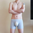 Men's Sexy Boxer Transparent Ice Silk