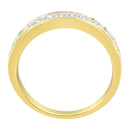 14KT Yellow Gold Diamond Channel Band Ring (1 cttw, H-I Color, SI2-I1 Clarity)