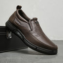 Middle-aged and Elderly Men's Soft Bottom Leather Shoes