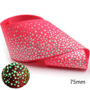 75mm Luminous Rainbow Bow - Fluorescent Ribbon