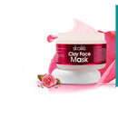 Skallie Clay Face Rose  Clean Skin Repair Mask