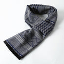 Simple Plaid Artificial Cashmere Warm Scarf