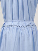Hollow Out Sleeveless Midi Dress