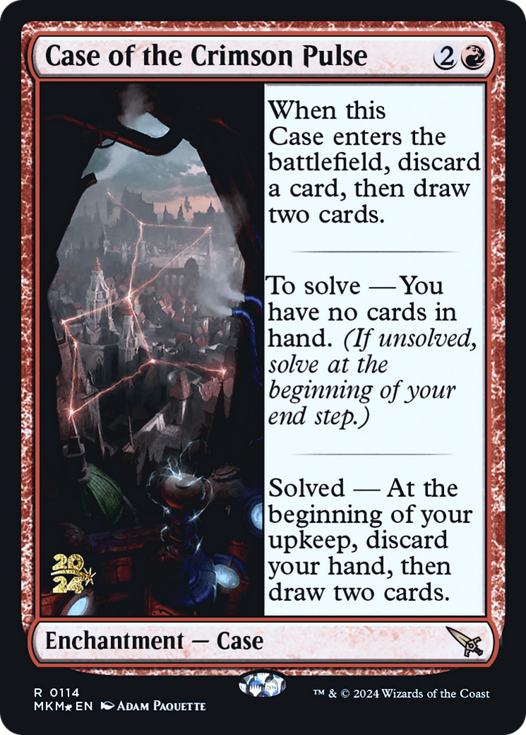 Case of the Crimson Pulse (PRE-114) - Murders at Karlov Manor Promos Foil