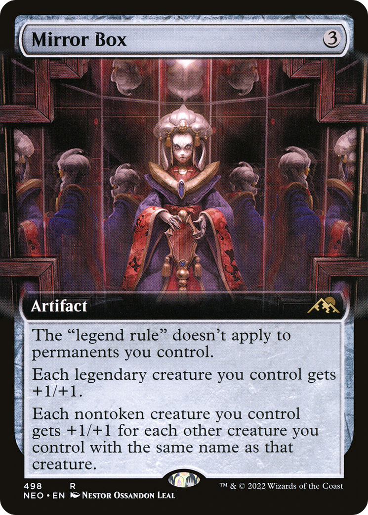 Mirror Box (NEO-498) - Kamigawa: Neon Dynasty: (Extended Art) Foil