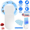 Plug-In Indoor Flying Insect Trap 5 Glue Boards UV Light Mosquito Killer With Night Light Dimmable Brightness Fly Odorless Safe Bug Zapper for Gnat Mo