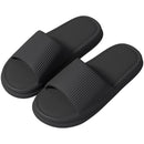 Minimalist Home-use Bathroom Slippers With A Plush Cushioned Feel For Men