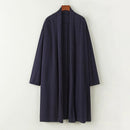 Men's Mandarin-collar Mid-length Trench Coat