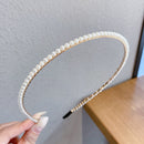 Sen Simple Pearl Thin Headband Hair Accessories Headband